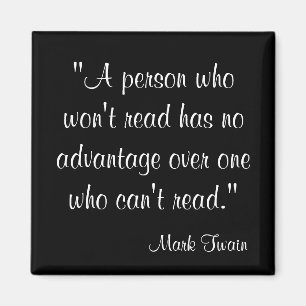 Mark Twain Quote Magneet