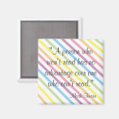Mark Twain Quote Magneet (Voorkant / Achterkant)