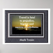 Mark Twain quote - Poster (Voorkant)