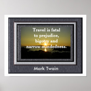 Mark Twain quote - Poster