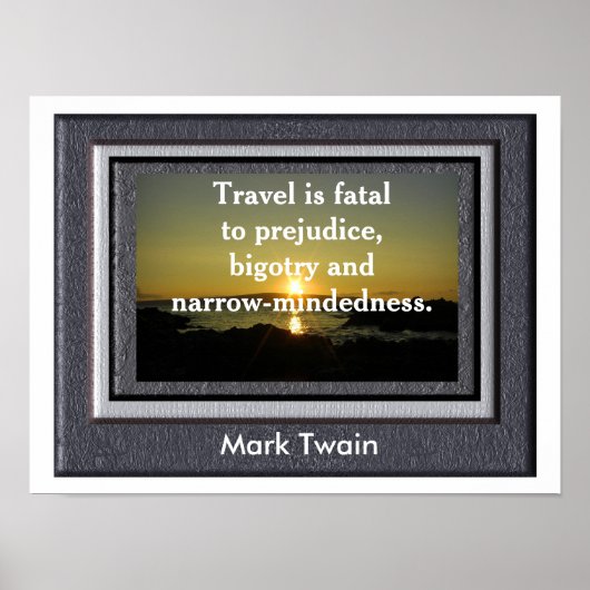 Mark Twain quote - Poster (Voorkant)