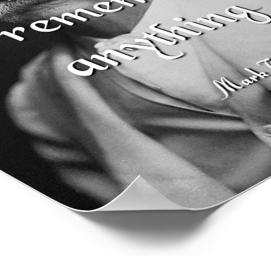 Mark Twain Quote, vertel de waarheid Poster (Hoek)