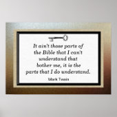 Mark Twain Quotes Poster (Voorkant)