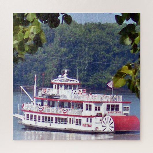 Mark Twain Riverboat Legpuzzel (Verticaal)