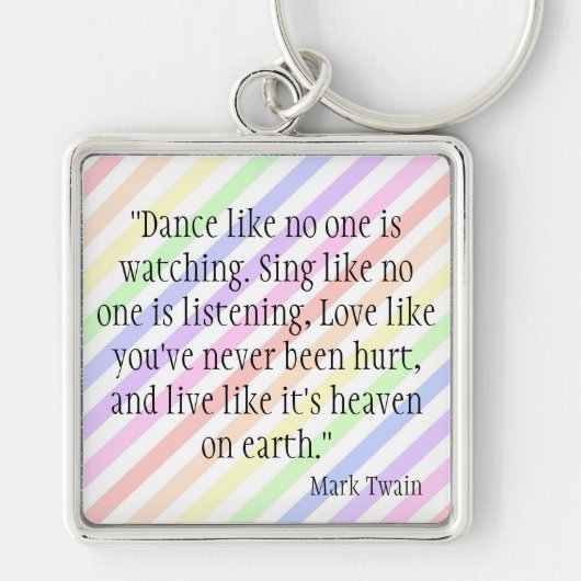 Mark Twain Sleutelhanger (Voorkant)