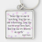 Mark Twain Sleutelhanger (Voorkant)