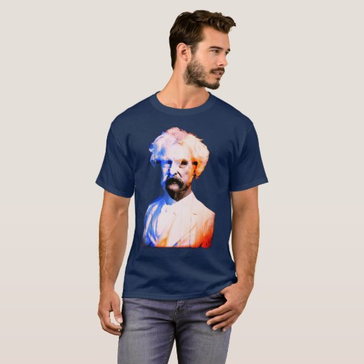 Mark Twain T-shirt (Voorkant volledig)