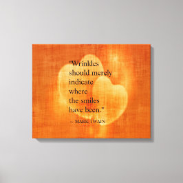 Mark Twain Verjaardags Citaat Canvas Afdruk