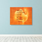 Mark Twain Verjaardagscitaat Canvas Afdruk (Insitu (Houten vloer))