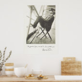 Mark Twain Vintage Poster Literaire Quote Foto (Keuken)