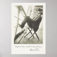 Mark Twain Vintage Poster Literaire Quote Foto