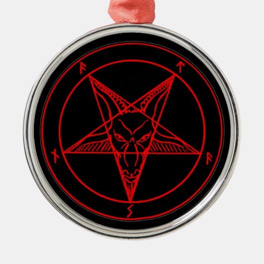 MARK VAN DE DEVIL METALEN ORNAMENT (Voorkant)