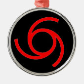 MARK VAN DE DEVIL METALEN ORNAMENT (Voorkant)