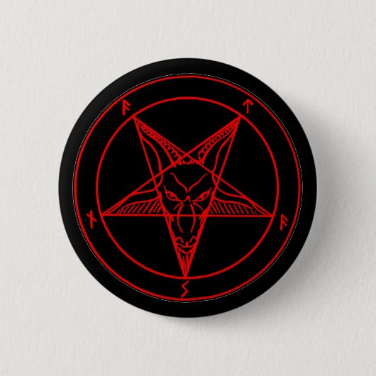 MARK VAN DE DEVIL RONDE BUTTON 5,7 CM (Voorkant)