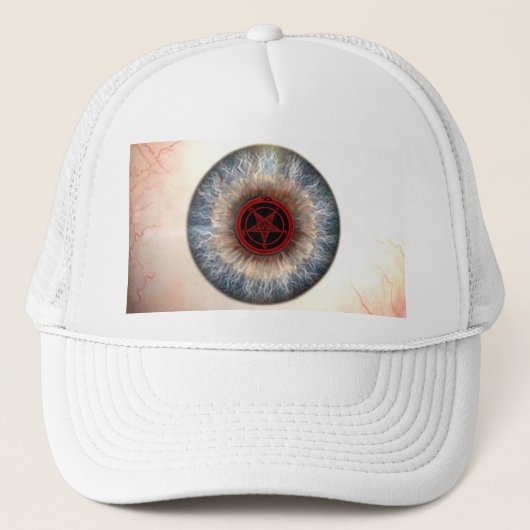 MARK van de DUIVEL EYEBALL Trucker Pet (Voorkant)