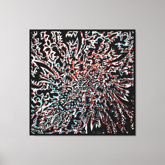 Mark Voss zegt "Badass!" Canvas Afdruk (Voorkant)