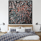 Mark Voss zegt "Badass!" Canvas Afdruk (Insitu (Slaapkamer))