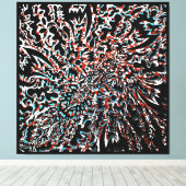 Mark Voss zegt "Badass!" Canvas Afdruk (Insitu (Houten vloer))