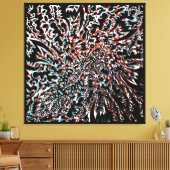 Mark Voss zegt "Badass!" Canvas Afdruk (Insitu (Woonkamer))