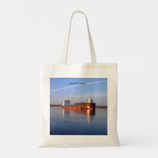 Mark W. Barker canvas tas (Achterkant)