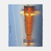 Mark W. Barker fleece deken (Voorkant)