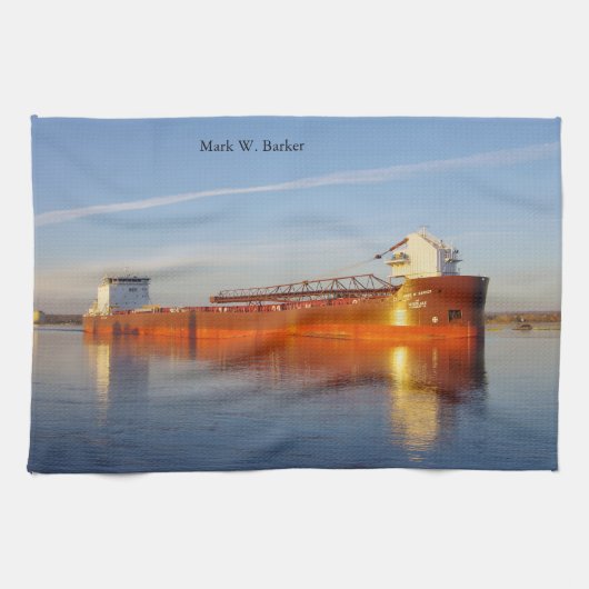 Mark W. Barker keukenhanddoek (Horizontaal)