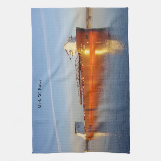 Mark W. Barker keukenhanddoek (Verticaal)