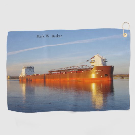 Mark W. Barker keukenhanddoek Golfhanddoek (Horizontaal)