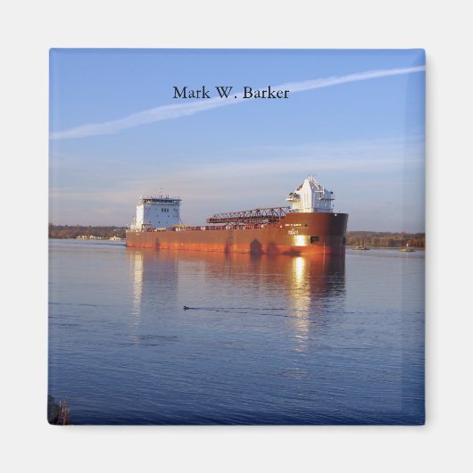 Mark W. Barker magnet (Voorkant)