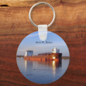 Mark W. Barker metaalsleutelketen Sleutelhanger (Voorkant)
