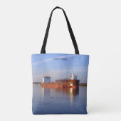 Mark W. Barker over de tas (Achterkant)