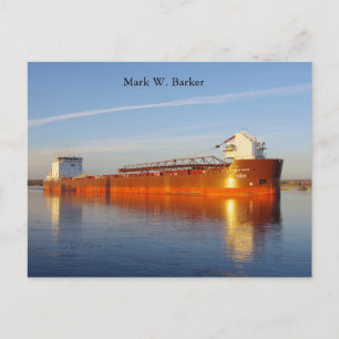 Mark W. Barker Post Card Briefkaart