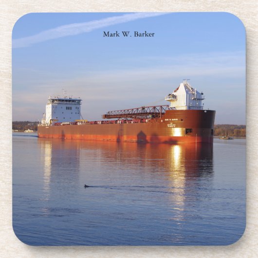 Mark W. Barker set van 6 coasters Bier Onderzetter (Voorkant)