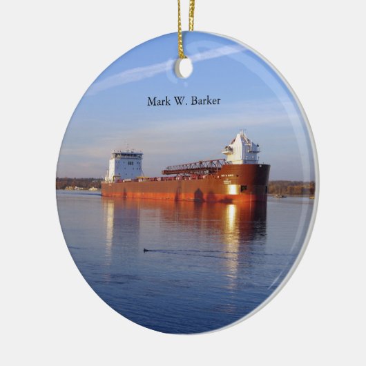 Mark W. Barker-versiering Keramisch Ornament (Links)