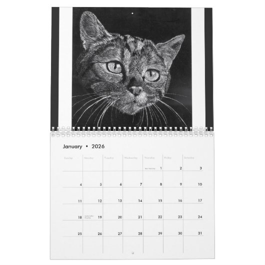 MARK WESTERFIELD Art Calendar II Kalender (Jan 2026)
