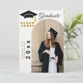 Mark Your Achievement: Afstudeerfeest Kaart (Staand voorkant)