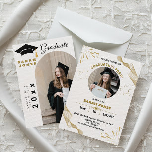 Mark Your Achievement: Afstudeerfeest Kaart