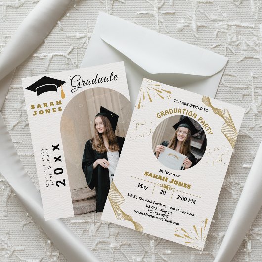 Mark Your Achievement: Afstudeerfeest Kaart