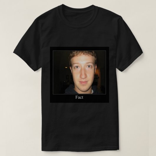 Mark Zuckerberg Meme T-shirt (Design voorkant)