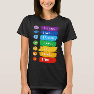 Marka Yoga Ik zie nu dat ik spreek. Ik hou van me. T-shirt