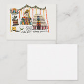 Markazhi ontworpen wenskaart notitiekaartje (Voorkant / Achterkant)