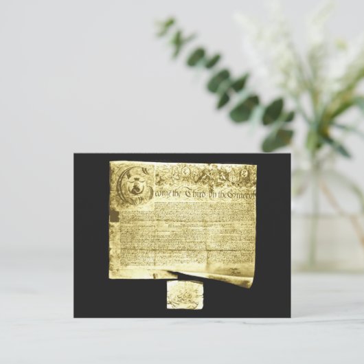 Markbrief voor een schipper van Liverpool Briefkaart (Staand voorkant)