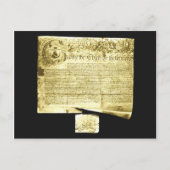 Markbrief voor een schipper van Liverpool Briefkaart (Voorkant)