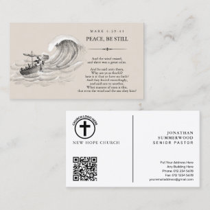 Markeer 4:39-41 Pastor Visitekaartje met QR-code