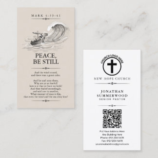 Markeer 4:39-41 Pastor Visitekaartje met QR-code