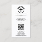 Markeer 4:39-41 Pastor Visitekaartje met QR-code (Achterkant)