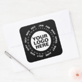 Markeer de datum - Logo Calendar Stickers Wit (Envelop)