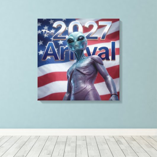 Markeer je agenda: 2027 canvas afdruk (Insitu (Houten vloer))
