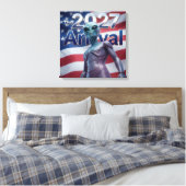 Markeer je agenda: 2027 canvas afdruk (Insitu (Slaapkamer))