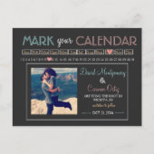 "Markeer uw agenda" Save the Date Aankondigingskaart (Voorkant)